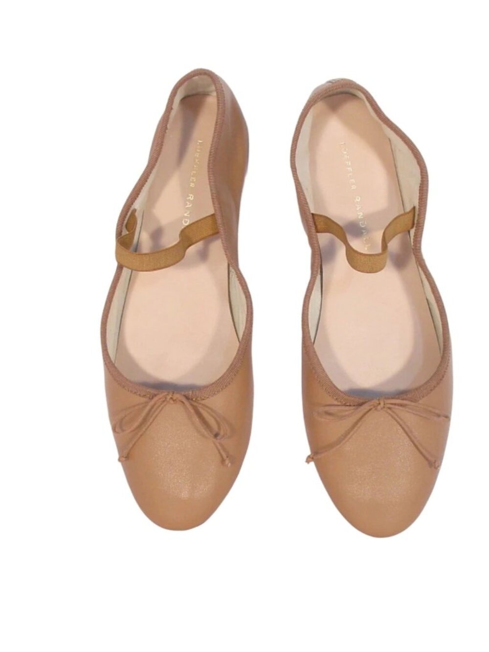 LOEFFLER RANDALL Leonie $275 Brown Lambskin Bow Ballerina Flats 9B - NEW - Picture 3 of 7